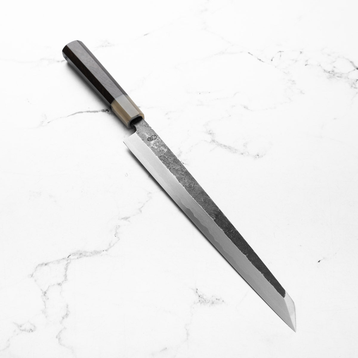 Sakai Kikumori "Kikuzuki Kuro" Kiritsuke Yanagiba 270mm - Ebony & Blonde