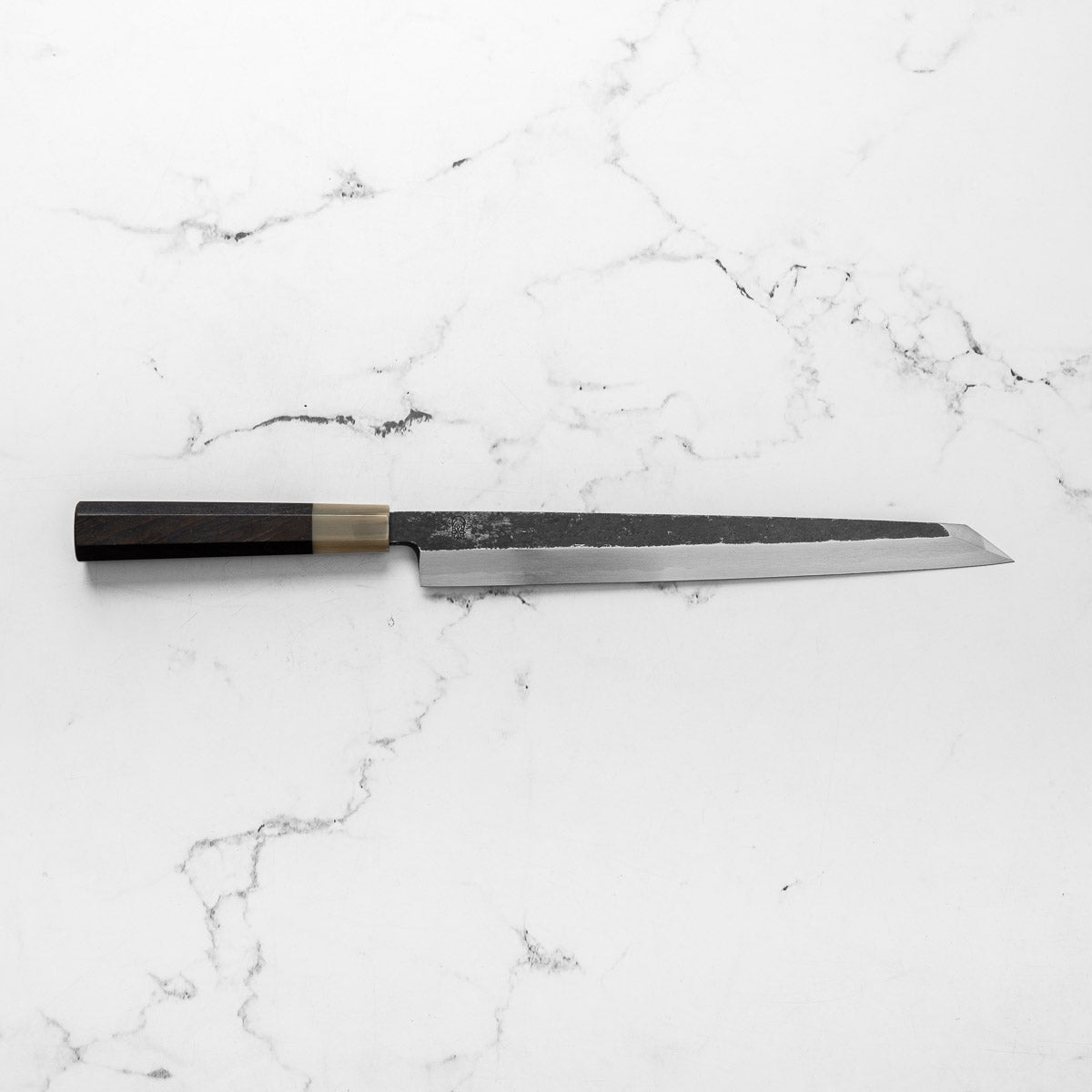 Sakai Kikumori "Kikuzuki Kuro" Kiritsuke Yanagiba 270mm - Ebony & Blonde