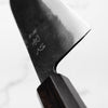 Hatsukokoro Kurogane Blue 2 Santoku 165mm - Mono Ebony