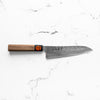 Shigeki Tanaka R2/SG2 Black Damascus Gyuto 180mm - handle detail