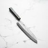 Teruyasu Fujiwara White 2 Nashiji Gyuto 210mm - Dark Maple