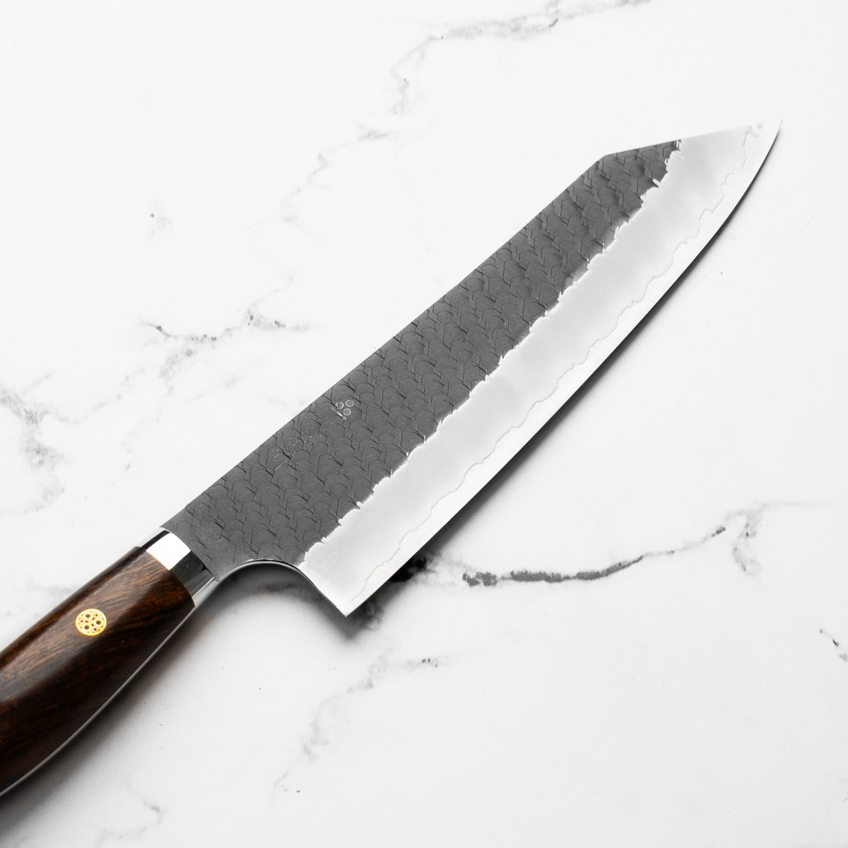 Nigara Hamono SG2 Kurouchi Tsuchime Kiritsuke 210mm - Western Ironwood