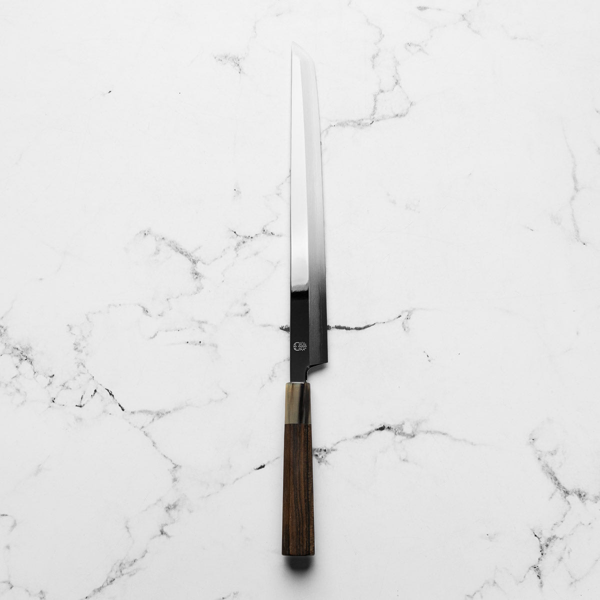 Sakai Kikumori "Choyo" Ginsan Sakimaru Takohiki 300mm - Persimmon