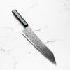 Hatsukokoro Ryuhyo Kurozome SG2 Damascus Kiritsuke Gyuto 240mm - Maple Turquoise