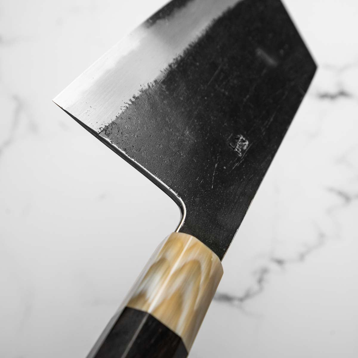 Sakai Kikumori White 2 Kiritsuke Cleaver 180mm - Ebony & Blonde
