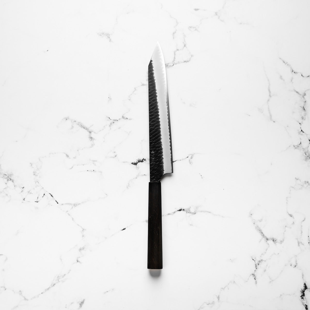 Nigara Hamono SG2 Kurouchi Tsuchime Kiritsuke Sujihiki 255mm - Ebony