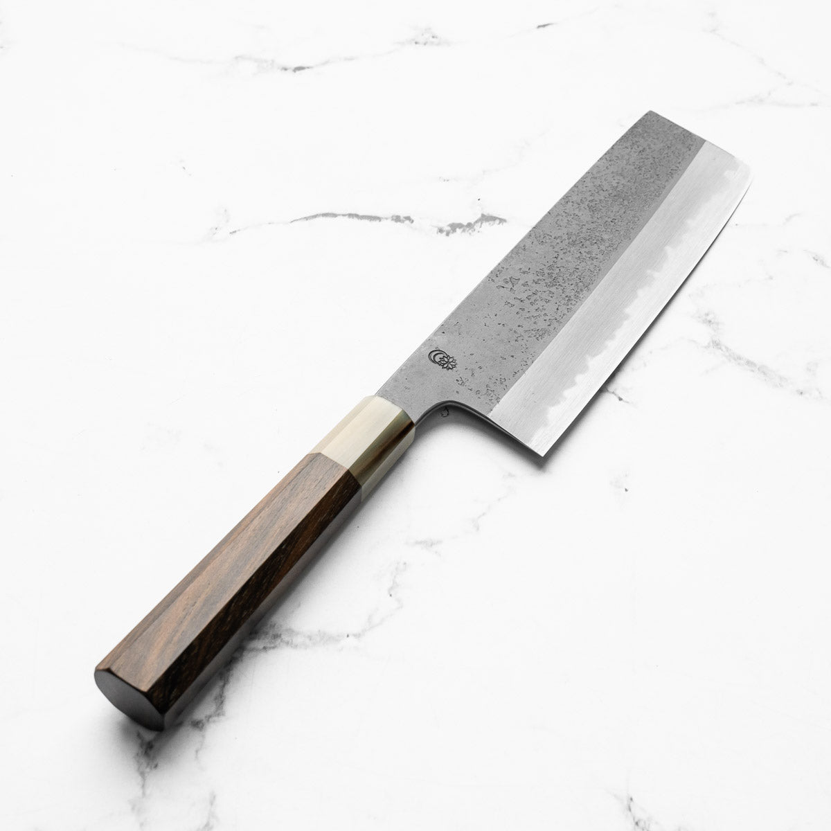 Sakai Kikumori "Kikuzuki Rin" Nakiri 180mm - Persimmon