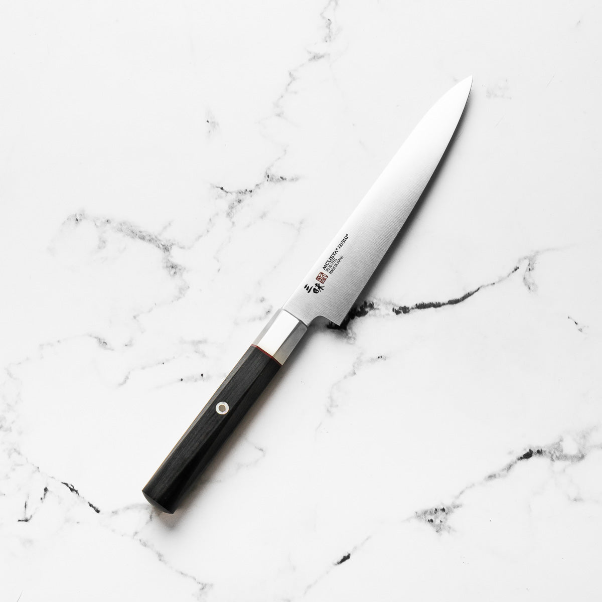 Mcusta Zanmai "Hybrid" VG10 Petty 150mm - angled view