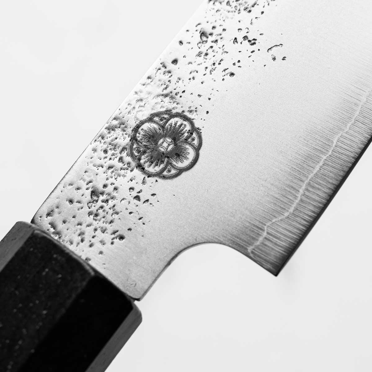 Hajimaru Ginsan Nashiji Kiritsuke Petty 125mm - Ebony