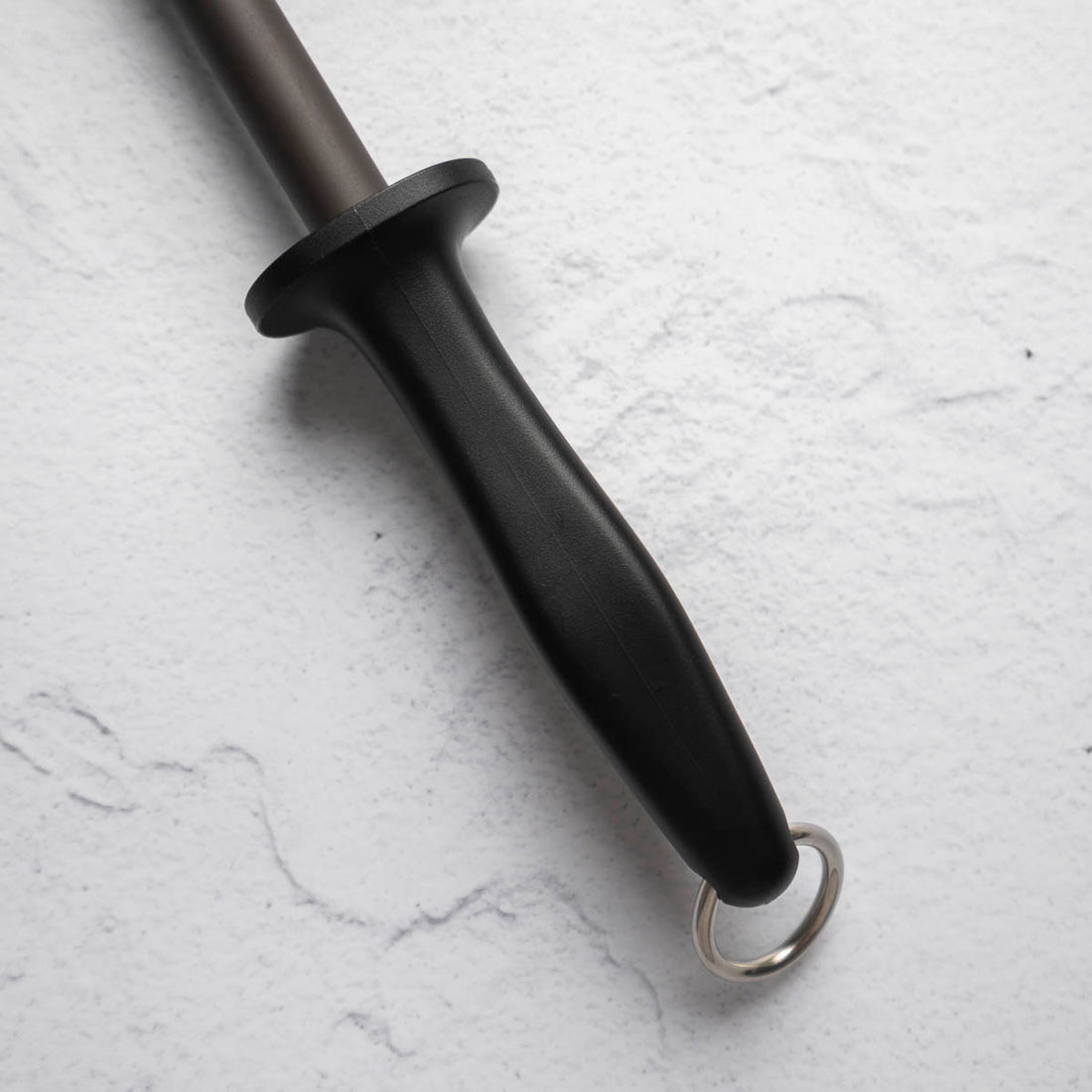 Ceramic Honing Rod Black 10" Chefs Edge Handmade Japanese Kitchen