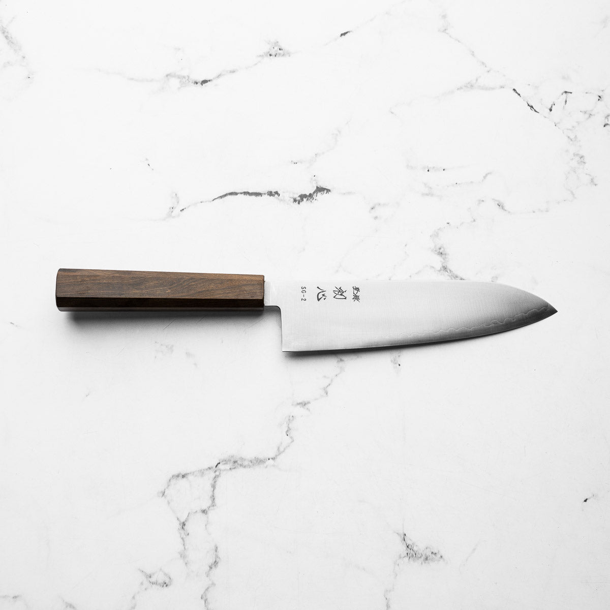 Hatsukokoro Hayabusa SG2 Santoku 165mm - Bubinga