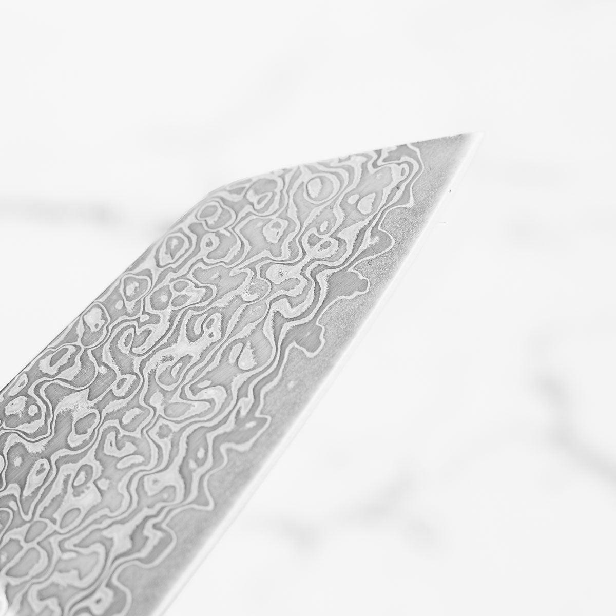 Hatsukokoro Hikari SLD Damascus Kurozome Kiritsuke 205mm - Bubinga