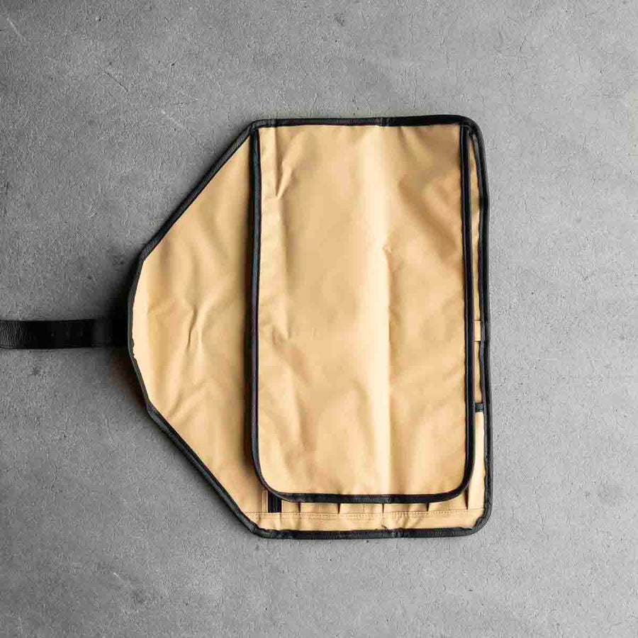 Porter 5 Pocket Polymer Knife Roll - Tan