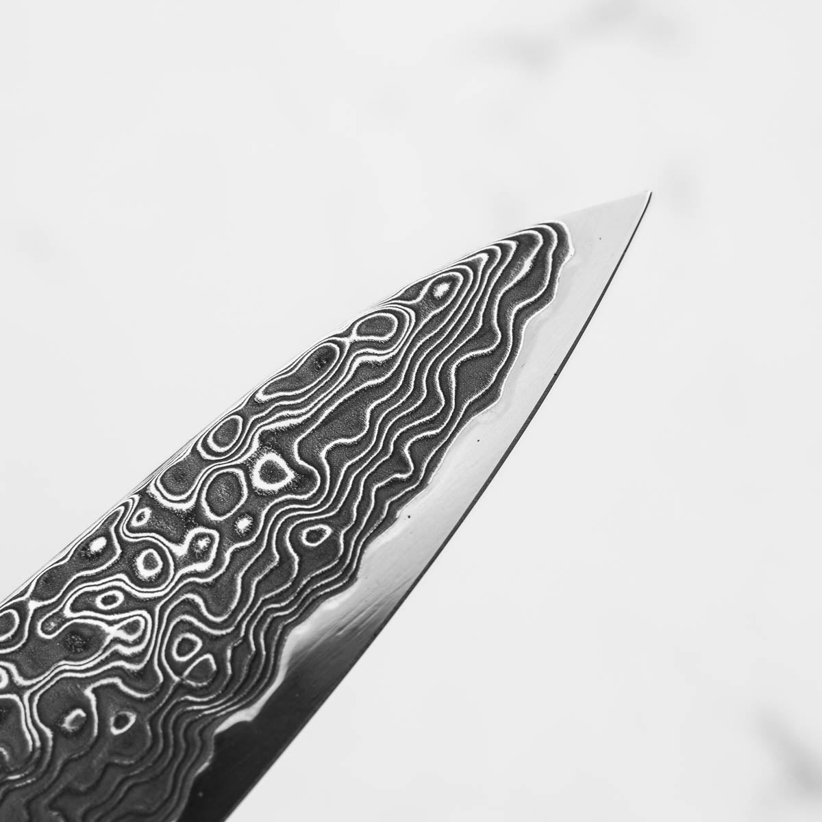 Hatsukokoro Ryuhyo Kurozome SG2 Damascus Petty 150mm - Ebony