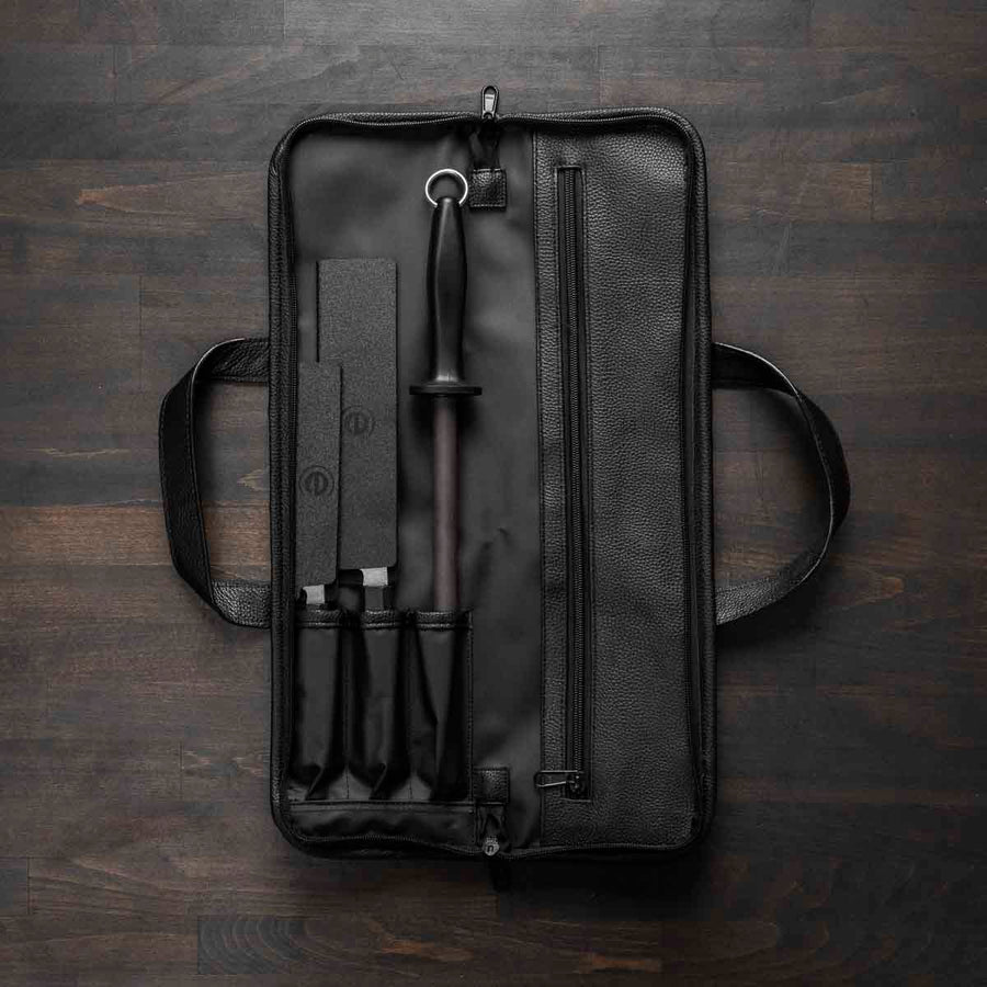 Senzo Black VG10 - 2 Knife Set with Porter Knife Bag