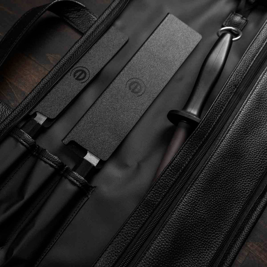 Senzo Black VG10 - 2 Knife Set with Porter Knife Bag
