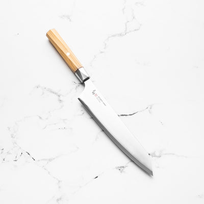 Mcusta Zanmai "Beyond" Blue Super Gyuto 210mm