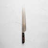 Takeshi Saji Blue 2 Rainbow Damascus Sujihiki 270mm
