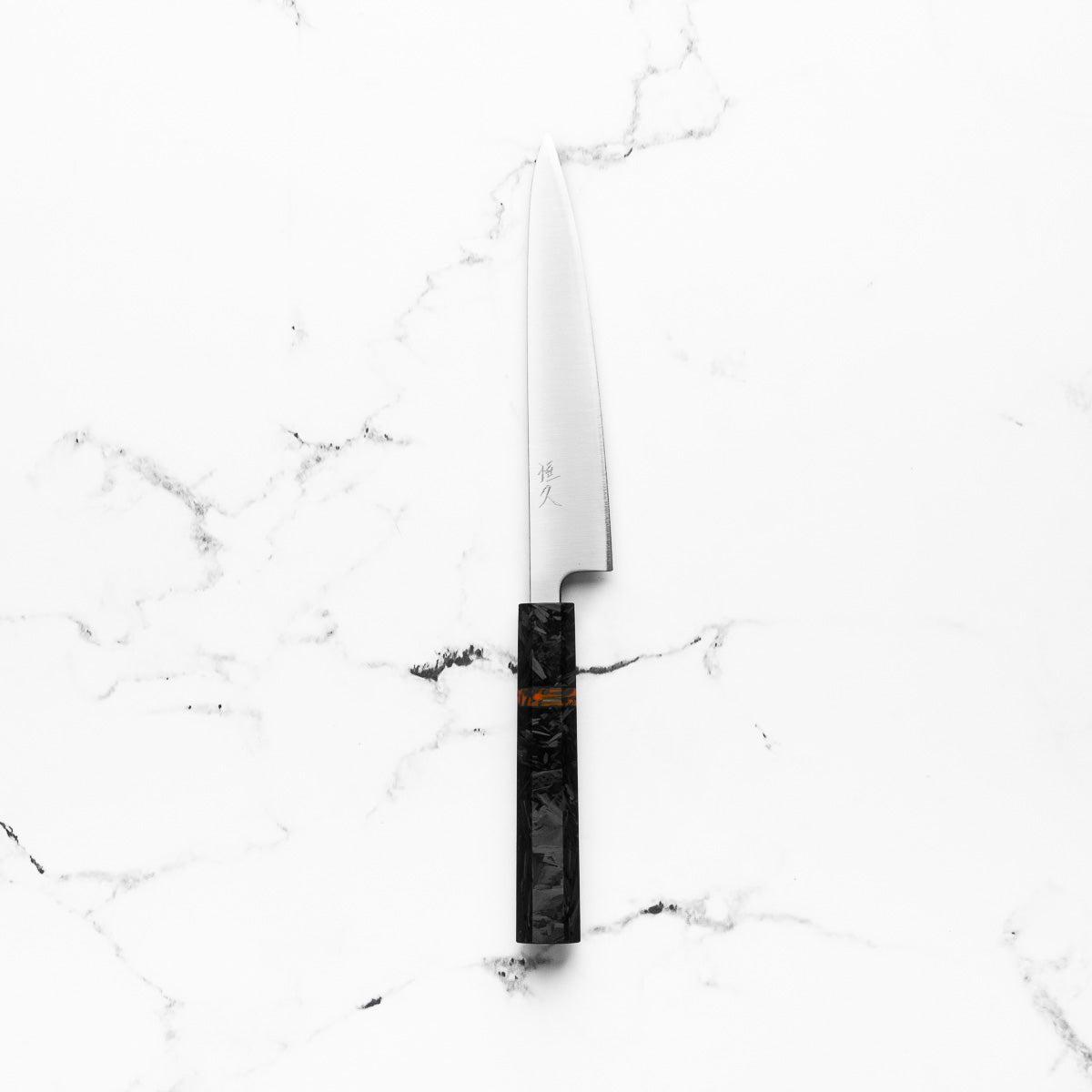 Tsunehisa Migaki Blue Super Petty 135mm - Carbon Fibre
