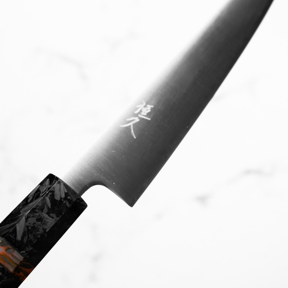 Tsunehisa Migaki Blue Super Petty 135mm - Carbon Fibre