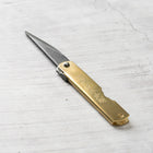 Nagao Kanekoma Higonokami Brass - Single Bevel