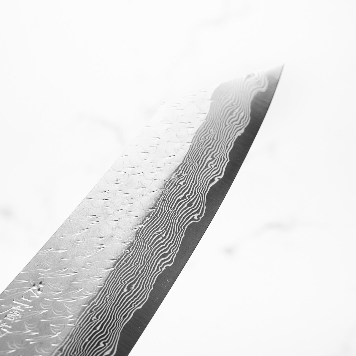 Nigara Hamono SG STRIX Damascus Tsuchime Bunka 180mm – Chefs Edge