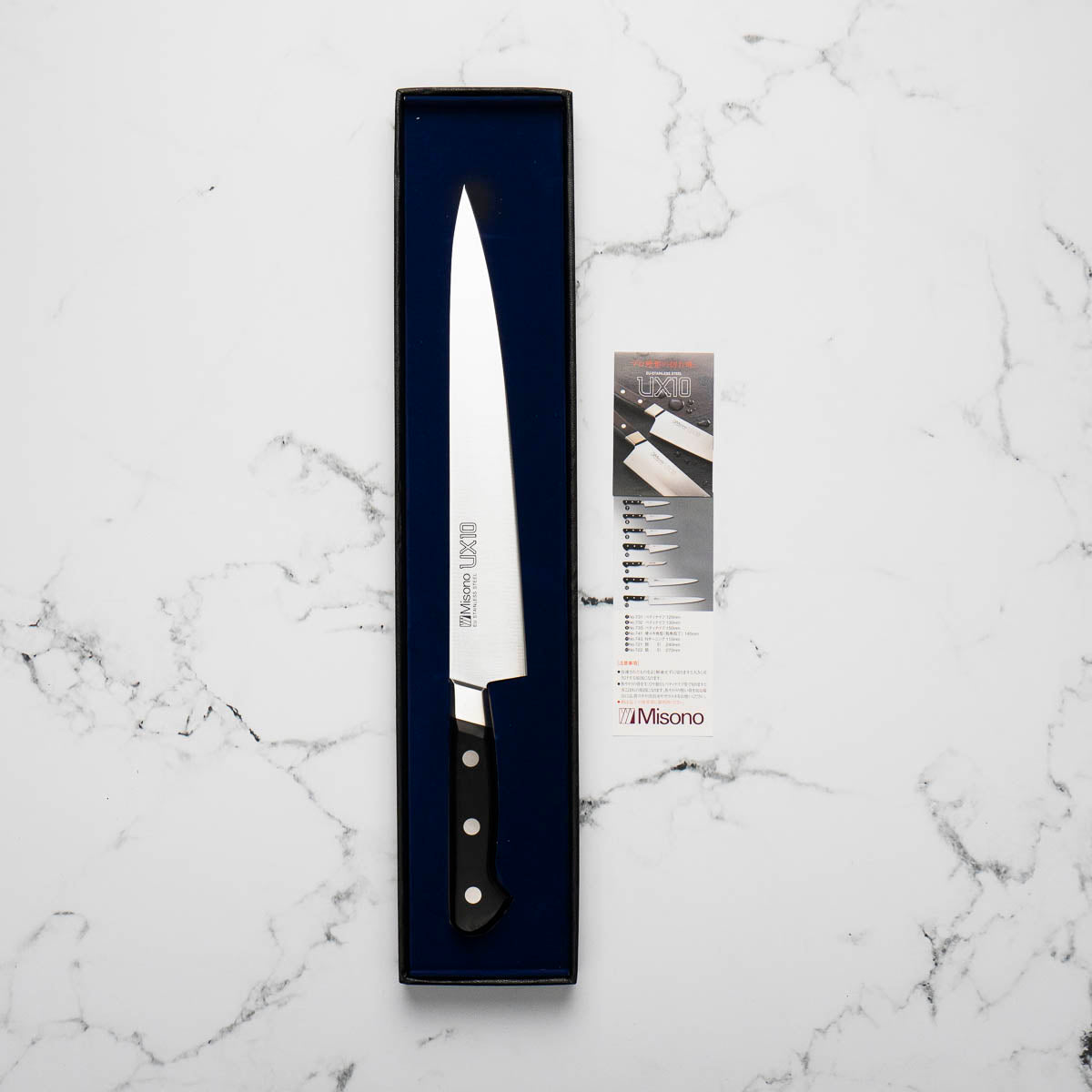 Misono 721 UX10 Stainless Sujihiki 240mm – Chefs Edge - Handmade