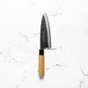 Tojiro Shirogami Tsuchime Deba 180mm - blade detail