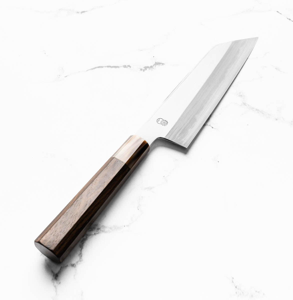 Sakai Kikumori "Choyo" Blue 1 Bunka 180mm - Persimmon