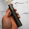 Takeshi Saji VG10-W Nashiji Rainbow Damascus Sujihiki 240mm - Dark Maple