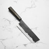 Kajibee "Seishin" White 2 Nakiri 165mm - Dark Maple
