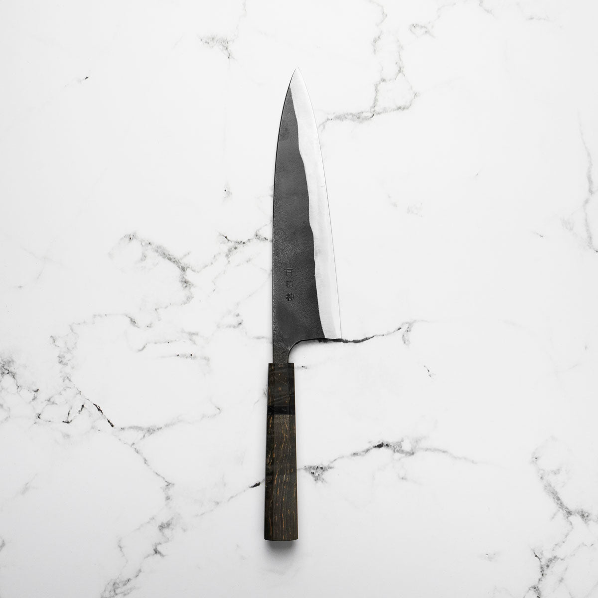 Kajibee "Seishin" White 2 Gyuto 210mm - Dark Maple
