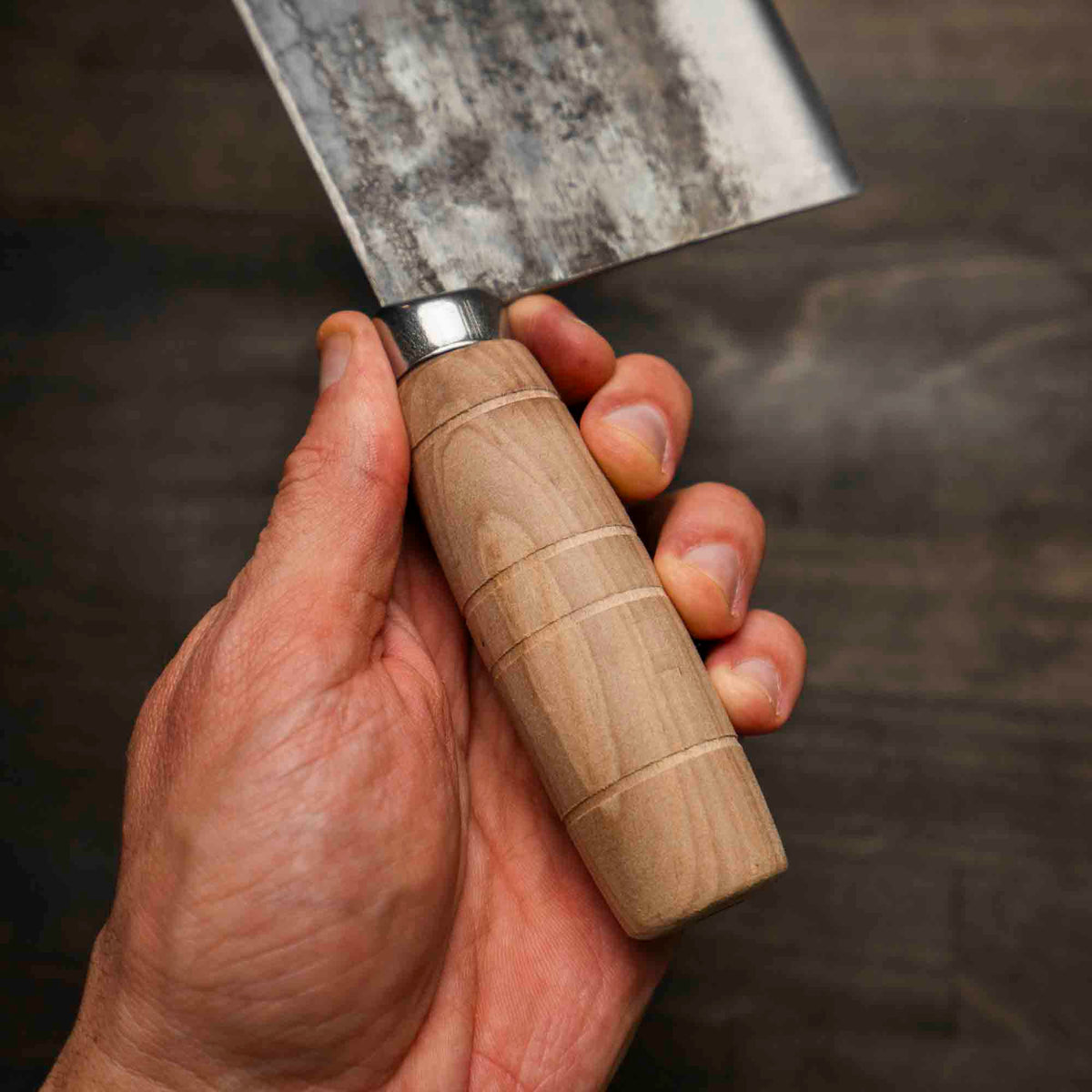 Hatsukokoro Sentan White 2 SS Clad Chinese Cleaver 200mm
