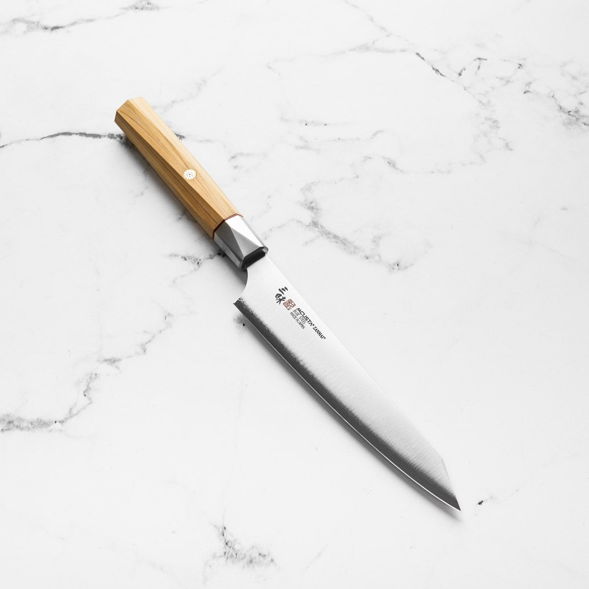 Mcusta Zanmai "Beyond" Blue Super Petty 150mm