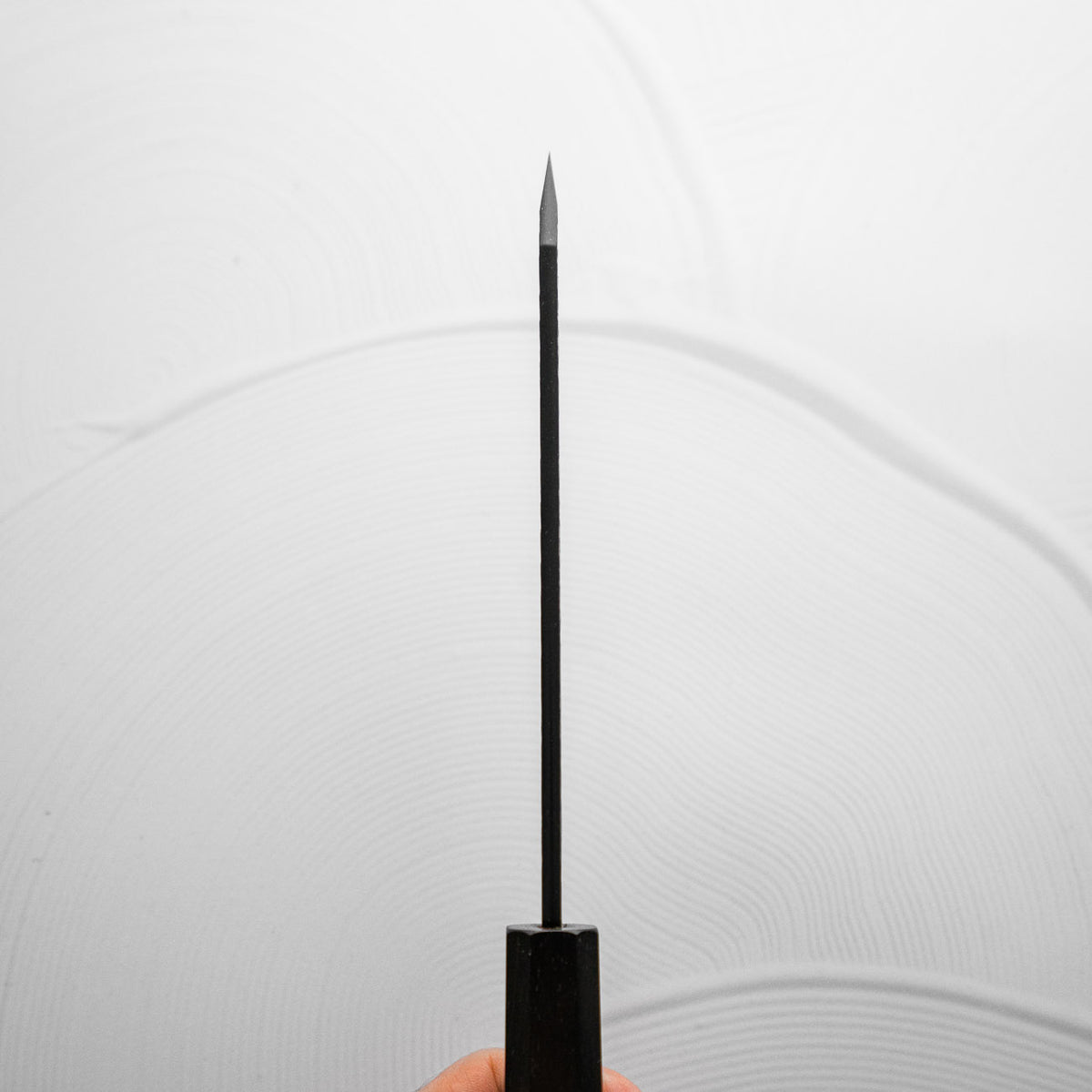 Nigara Hamono SG2 Kurouchi Tsuchime Honesuki 150mm - Ebony