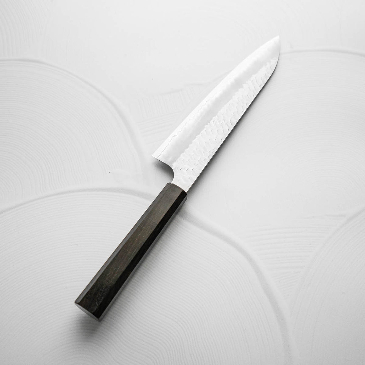 Nigara Hamono SG2 Migaki Tsuchime Gyuto 210mm - Ebony
