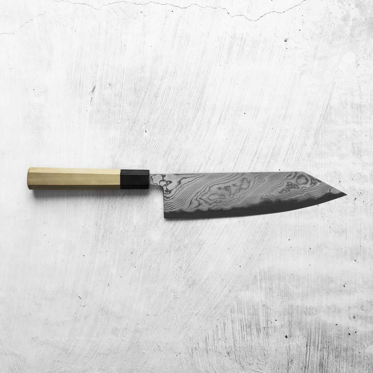 Miyazaki Kajiya Blue 2 Black Damascus Kiritsuke 210mm – Chefs Edge