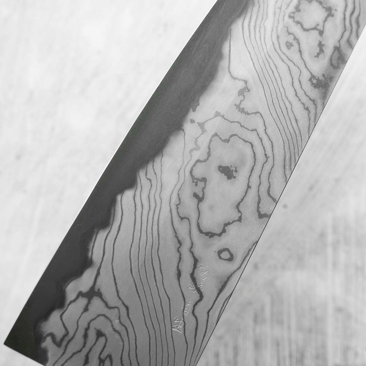 Miyazaki Kajiya Blue 2 Black Damascus Kiritsuke 210mm – Chefs Edge