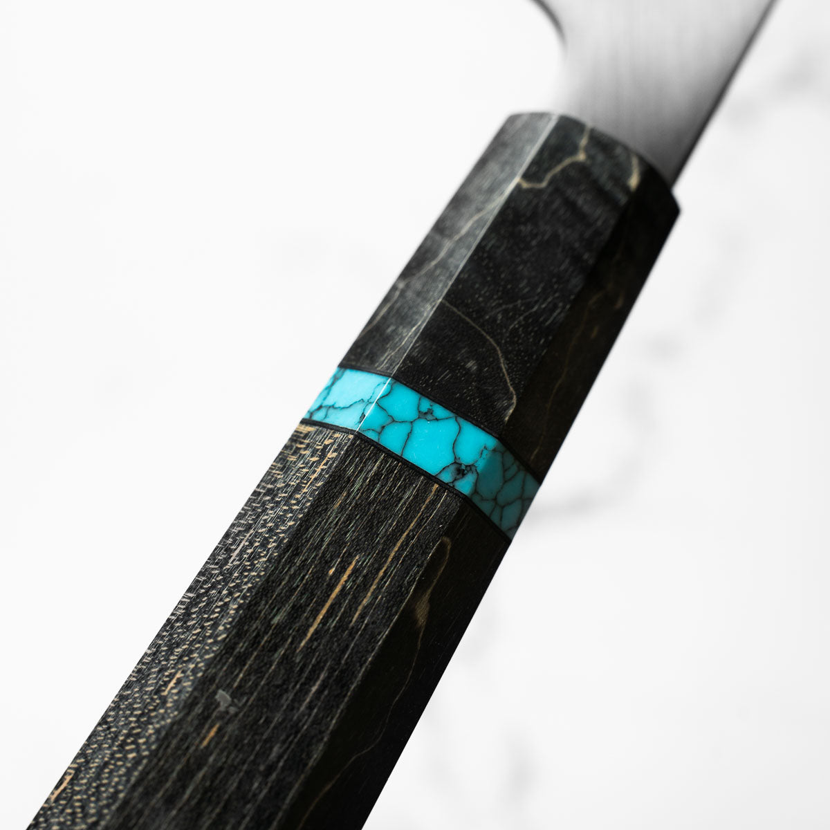 Tadokoro Hamono Ginsan Gyuto 210mm - Maple Turquoise