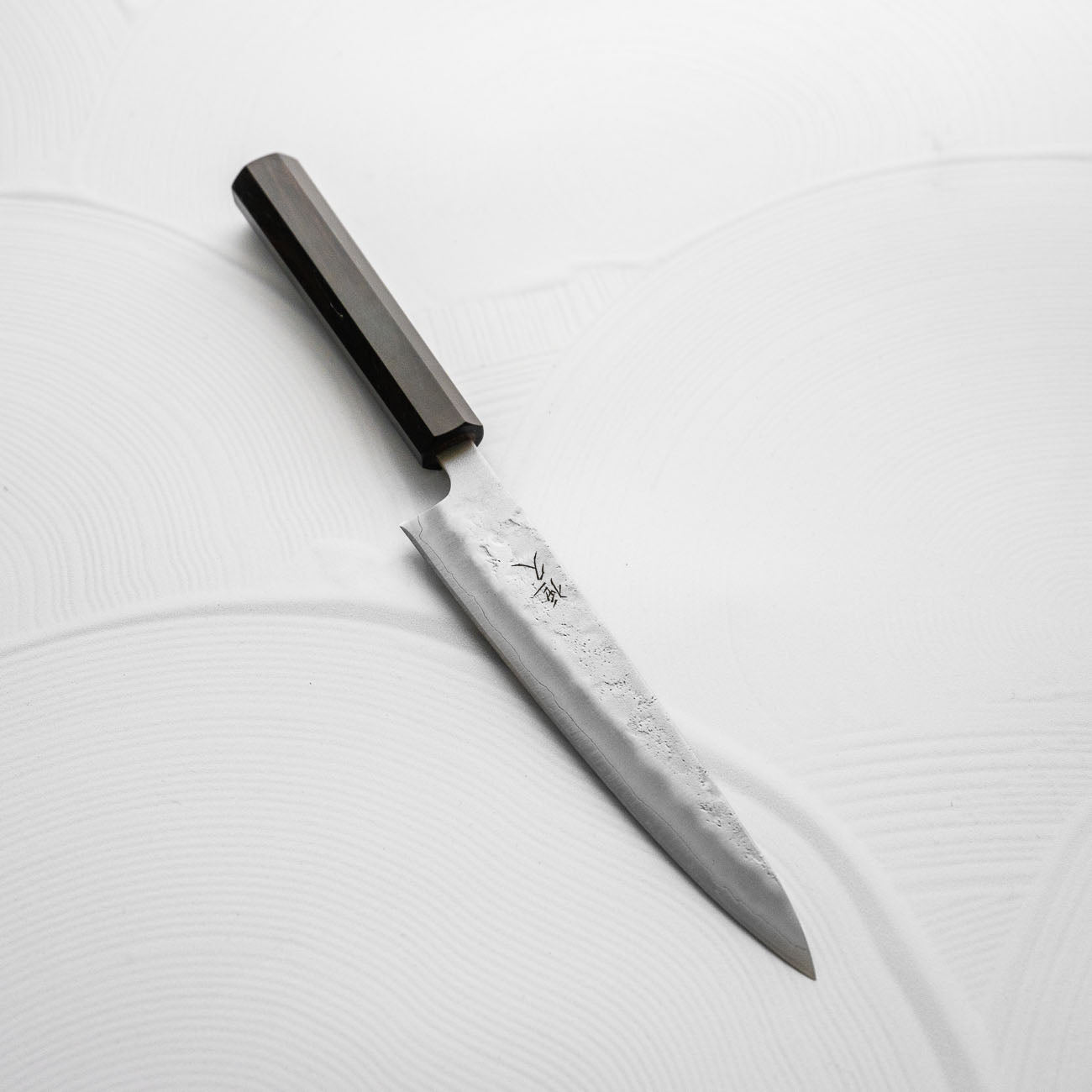 Tsunehisa Ginsan Nashiji Petty 150mm - Ebony – Chef's Edge