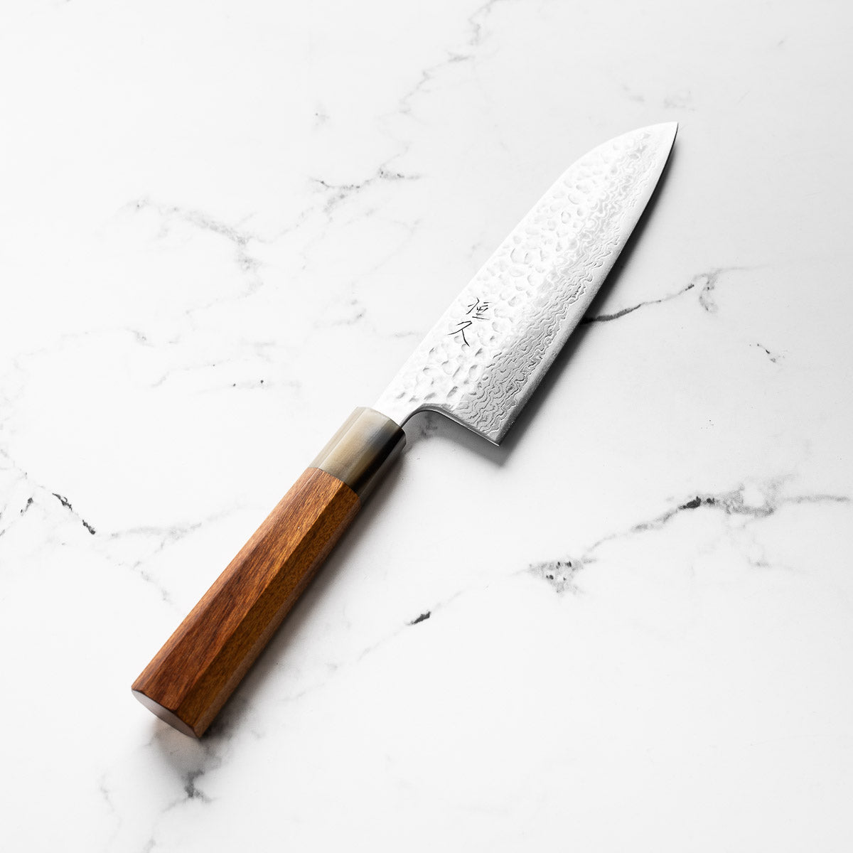 Tsunehisa Ginsan Geppaku Santoku 165mm - Quince