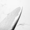 Hatsukokoro Blue 1 Damascus Santoku 180mm
