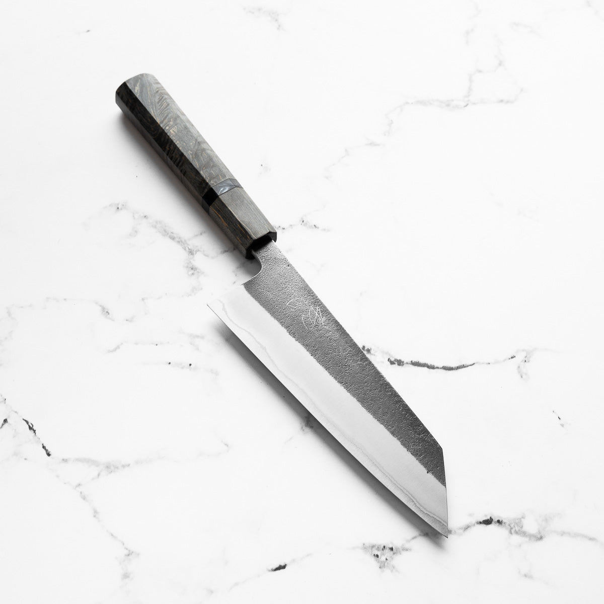 Yoshikane (Hatsukokoro) White 2 Nashiji Bunka 165mm - Dark Maple