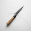 Shiro Kamo Blue Super SS Clad Kurouchi Petty 135mm