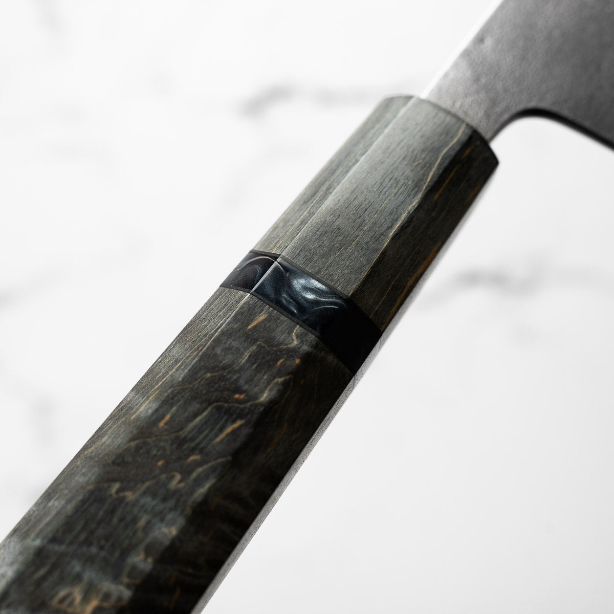 Yoshikane (Hatsukokoro) White 2 Nashiji Bunka 165mm - Dark Maple - view 5