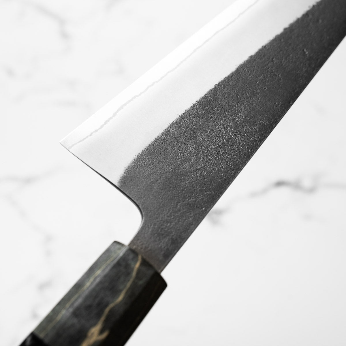 Yoshikane (Hatsukokoro) White 2 Nashiji Bunka 165mm - Dark Maple - view 8