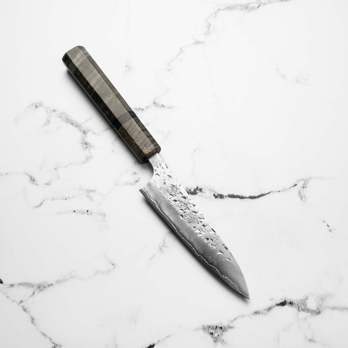 調理器具 Yu Kurosaki Petty Knife SG2 120mm Yu Kurosaki Shizuku SG2 Petty 120mm - Dark Maple – Chefs Edge