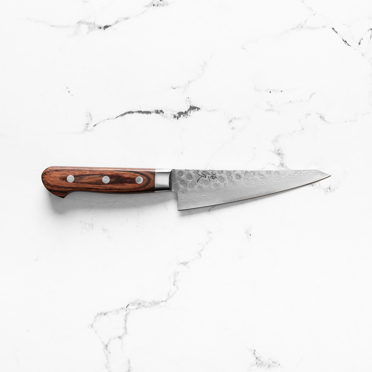 Tsunehisa VG10 Damascus Tsuchime Honesuki 150mm