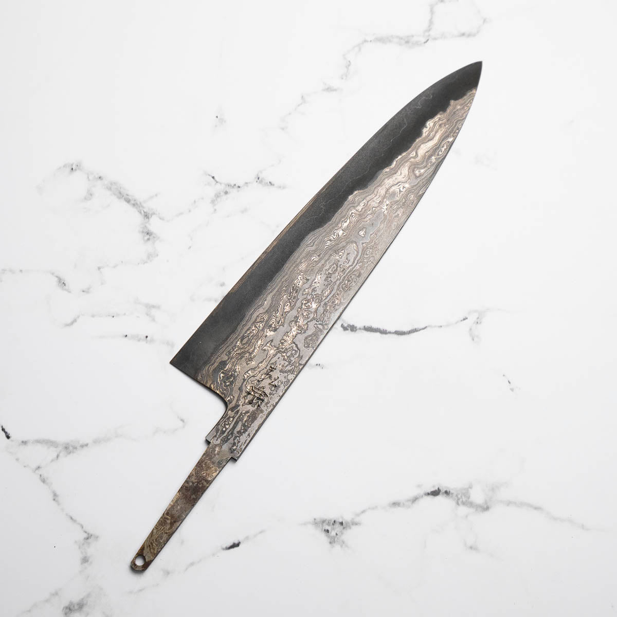Hiromune Takaba Shirogami Damascus Gyuto 240mm