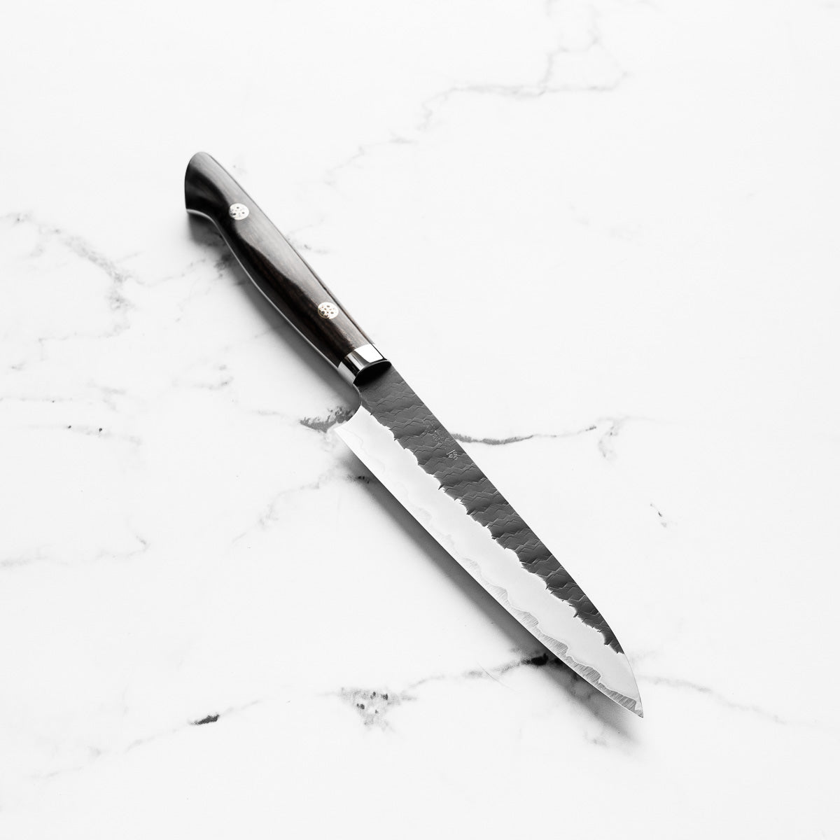 Nigara Hamono SG2 Kurouchi Tsuchime Petty 150mm - Western Ironwood